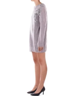 BLUGIRL BLUMARINE Abito Donna Ecs twig abito maglia mohair>Donna Abiti