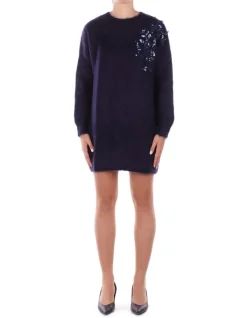BLUGIRL BLUMARINE Abito Donna Ecs twig abito maglia mohair>Donna Abiti