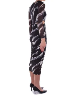 ONLY Abito Donna Onlparis l/s o-neck sidecut><noscript><img width=