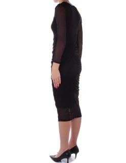 ONLY Abito Donna Onlparis l/s o-neck sidecut><noscript><img width=