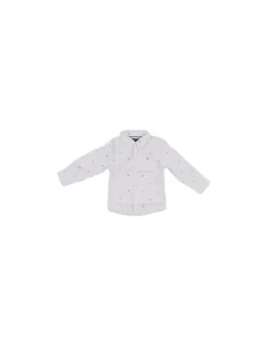 TOMMY HILFIGER Camicia Bambino All over flag printed shirt>Bambino Camicie