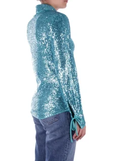BLUGIRL BLUMARINE Camicia Donna Full paillettes><noscript><img width=