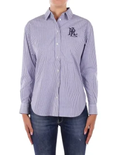 RALPH LAUREN Camicia Donna Kotta long sleeve button front>Donna Camicie