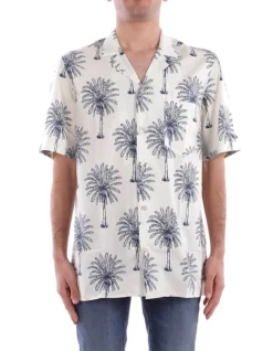 MC2 SAINT BARTH Camicia Uomo Kalea cotton botanical palm>Uomo Camicie