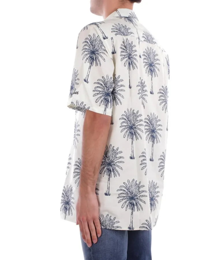 MC2 SAINT BARTH Camicia Uomo Kalea cotton botanical palm>Uomo Camicie