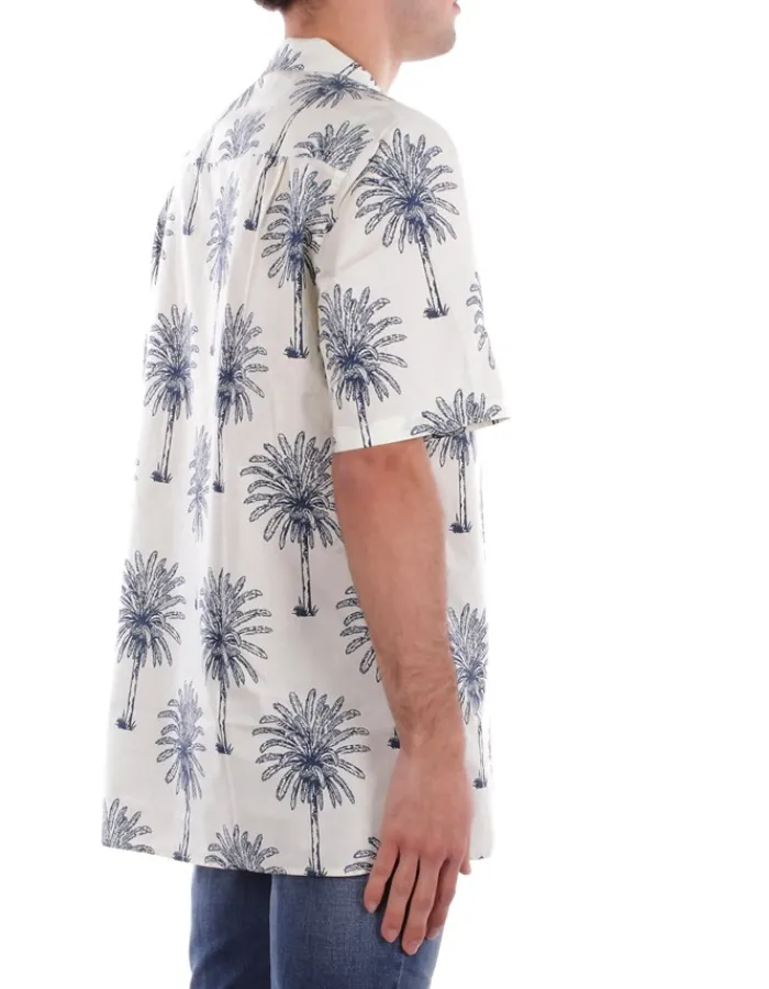 MC2 SAINT BARTH Camicia Uomo Kalea cotton botanical palm>Uomo Camicie