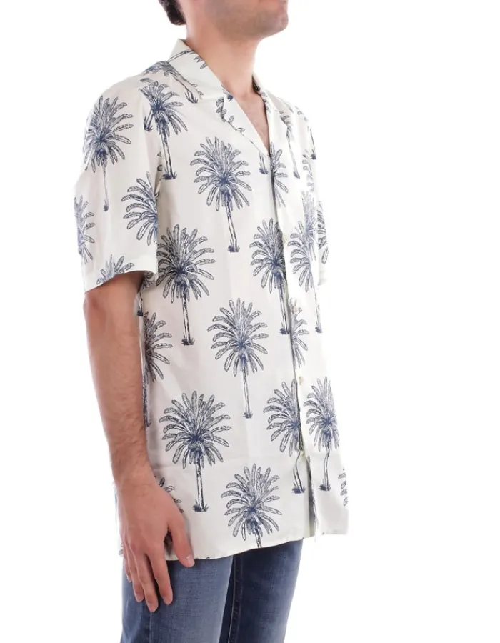 MC2 SAINT BARTH Camicia Uomo Kalea cotton botanical palm>Uomo Camicie
