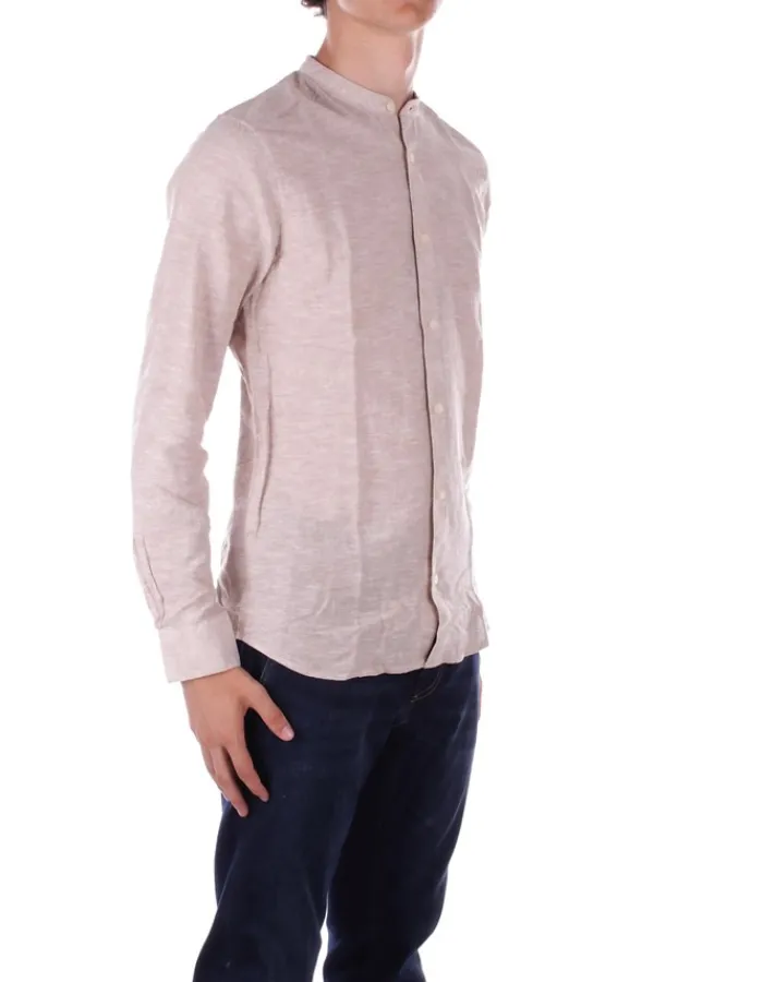 ONLY & SONS Camicia Uomo Onscaiden life ls solid linen>Uomo Camicie