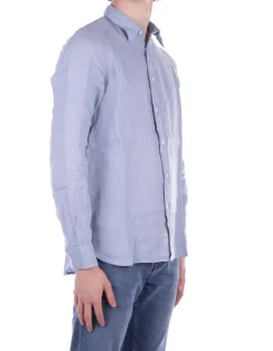 WOOLRICH Camicia Uomo Linen shirt gd><noscript><img width=