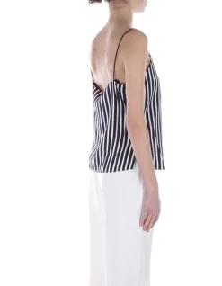 TOMMY HILFIGER Canotta Donna Fluid stripe slip top><noscript><img width=