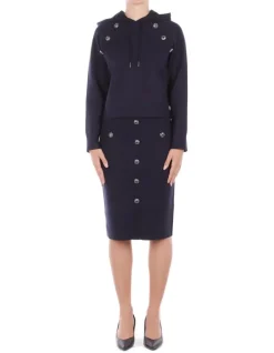 BLUGIRL BLUMARINE Felpa Donna Felpa maglia viscosa cape>Donna Felpe