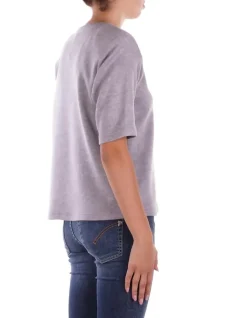 KOSTUMN1° Felpa Donna Shirt in maglia c/ricamo><noscript><img width=