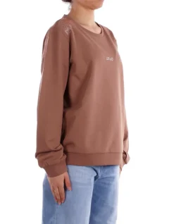 LIU JO Felpa Donna Ecs felpa chiusa strass><noscript><img width=