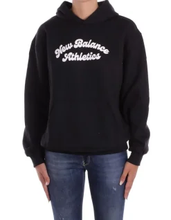 NEW BALANCE Felpa Donna Linear heritage fleece long>Donna Felpe