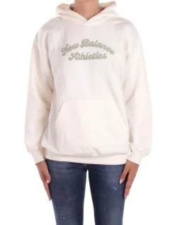 NEW BALANCE Felpa Donna Linear heritage fleece long>Donna Felpe