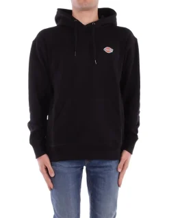 DICKIES Felpa Uomo Millersburg hoodie black>Uomo Felpe