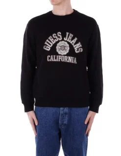 GUESS Felpa Uomo Gj cn reg ls printed sweat>Uomo Felpe