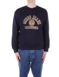 GUESS Felpa Uomo Gj cn reg ls printed sweat>Uomo Felpe