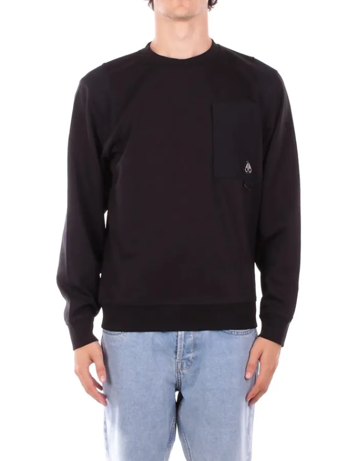 MOOSE KNUCKLES Felpa Uomo Dalon crew>Uomo Felpe