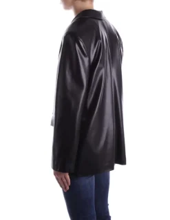 KOSTUMN1° Giacca Donna Ecopelle 2 bottoni><noscript><img width=