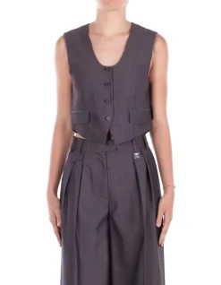 JOHN RICHMOND Gilet Donna Gilet jacket blesten>Donna Giacche