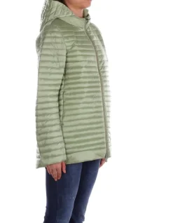 SAVE THE DUCK Giubbotto Donna Cappotto cappuccio alima><noscript><img width=