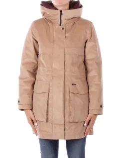 WOOLRICH Giubbotto Donna Corduroy 3l parka 3in1>Donna Giubbotti
