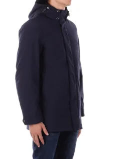 WOOLRICH Giubbotto Uomo Soft shell barrow mac coat><noscript><img width=