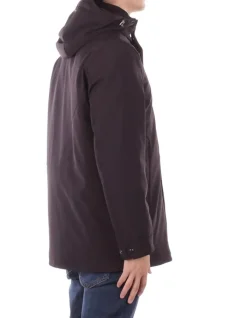 WOOLRICH Giubbotto Uomo Soft shell barrow mac coat><noscript><img width=