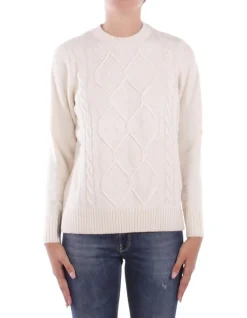 BARBOUR Maglia Donna Burne crew knitted jumper>Donna Maglieria