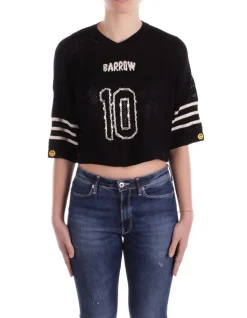 BARROW Maglia Donna Knitted cropped t-shirt woman>Donna T-Shirt