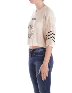 BARROW Maglia Donna Knitted cropped t-shirt woman>Donna T-Shirt