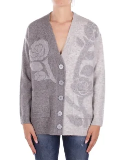 BLUGIRL BLUMARINE Maglia Donna Maglia cardigan int goffrato>Donna Maglieria