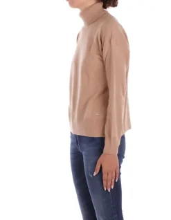 WOOLRICH Maglia Donna Comfort wool cash turtleneck>Donna Maglieria