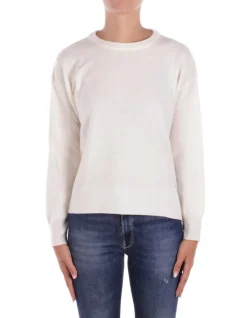 WOOLRICH Maglia Donna Comfort wool cash crewneck>Donna Maglieria