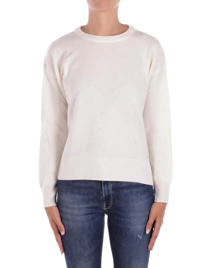 WOOLRICH Maglia Donna Comfort wool cash crewneck>Donna Maglieria