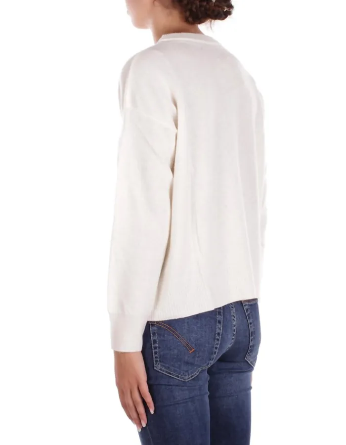 WOOLRICH Maglia Donna Comfort wool cash crewneck>Donna Maglieria