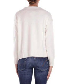 WOOLRICH Maglia Donna Comfort wool cash crewneck><noscript><img width=