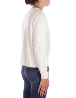 WOOLRICH Maglia Donna Comfort wool cash crewneck><noscript><img width=