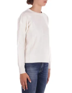 WOOLRICH Maglia Donna Comfort wool cash crewneck><noscript><img width=