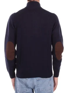 BARBOUR Maglia Uomo Essential patch zip><noscript><img width=