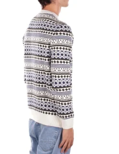 BARBOUR Maglia Uomo Easdale fair isle crew sweat><noscript><img width=