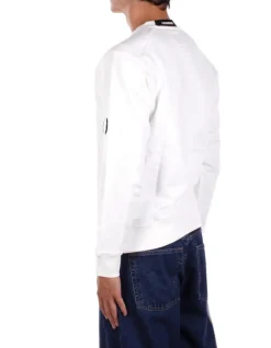 CP COMPANY Maglia Uomo Sweatshirts crew neck in diag><noscript><img width=