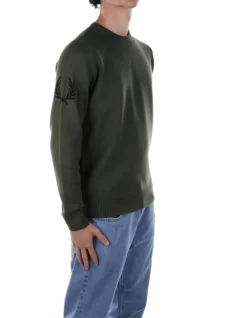 FRED PERRY Maglia Uomo Fp laurel wreath jumper><noscript><img width=