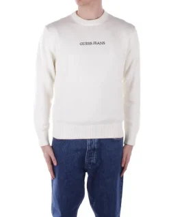 GUESS Maglia Uomo Gj ls cn j emb swtr>Uomo Maglieria