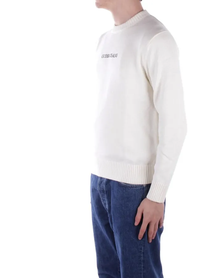 GUESS Maglia Uomo Gj ls cn j emb swtr>Uomo Maglieria