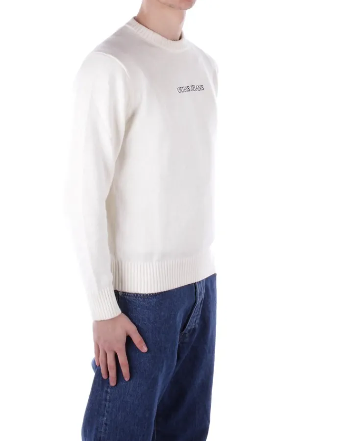 GUESS Maglia Uomo Gj ls cn j emb swtr>Uomo Maglieria