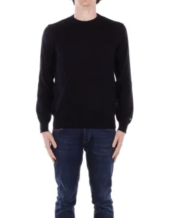 WOOLRICH Maglia Uomo Logo cotton crewneck>Uomo Maglieria