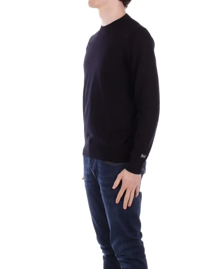 WOOLRICH Maglia Uomo Logo cotton crewneck>Uomo Maglieria