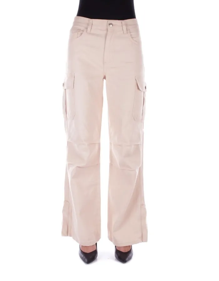 LIU JO Pantalone Donna Denim cargo zip>Donna Pantaloni